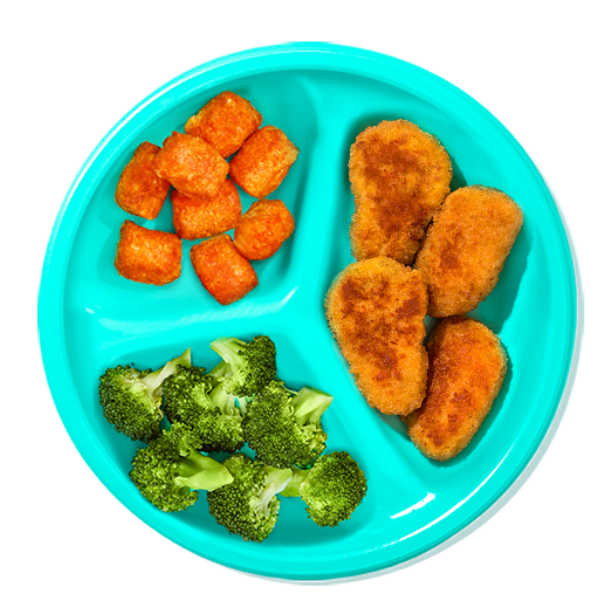 Chicken Super Nuggets Plate Healthy Chicken Nuggets for Kids